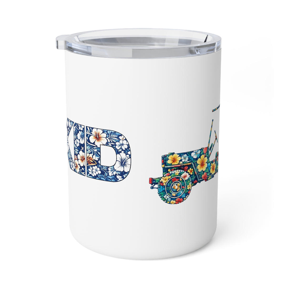 Floral Jeep 10oz Insulated Coffee Mug – Vintage Floral "OG JEEP"