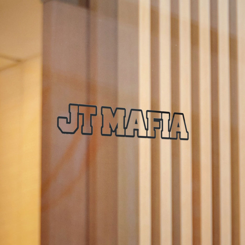 JT MAFIA Clear/Black Border -Transfer sticker