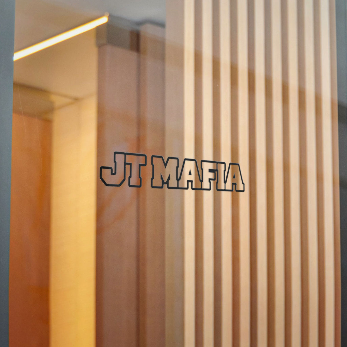 JT MAFIA Clear/Black Border -Transfer sticker