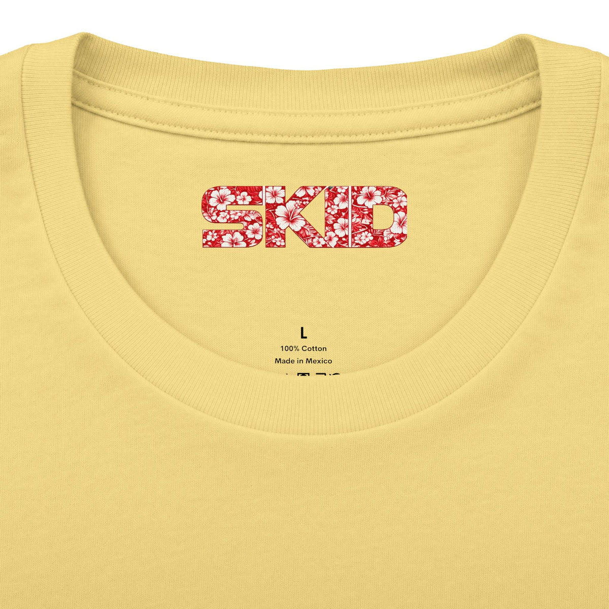 Floral Jeep Graphic Tee - Red Hawaiian Cruiser T-Shirt