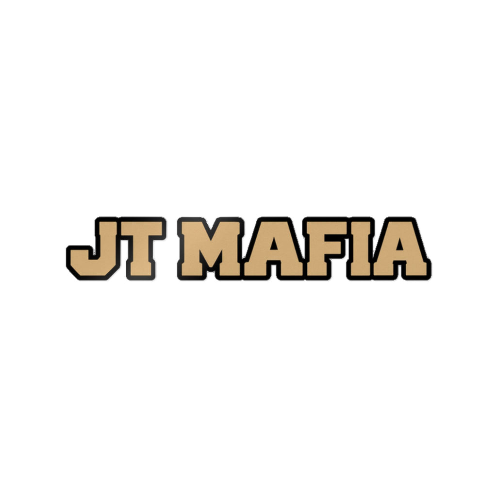 JT Mafia Gold Logo Sticker