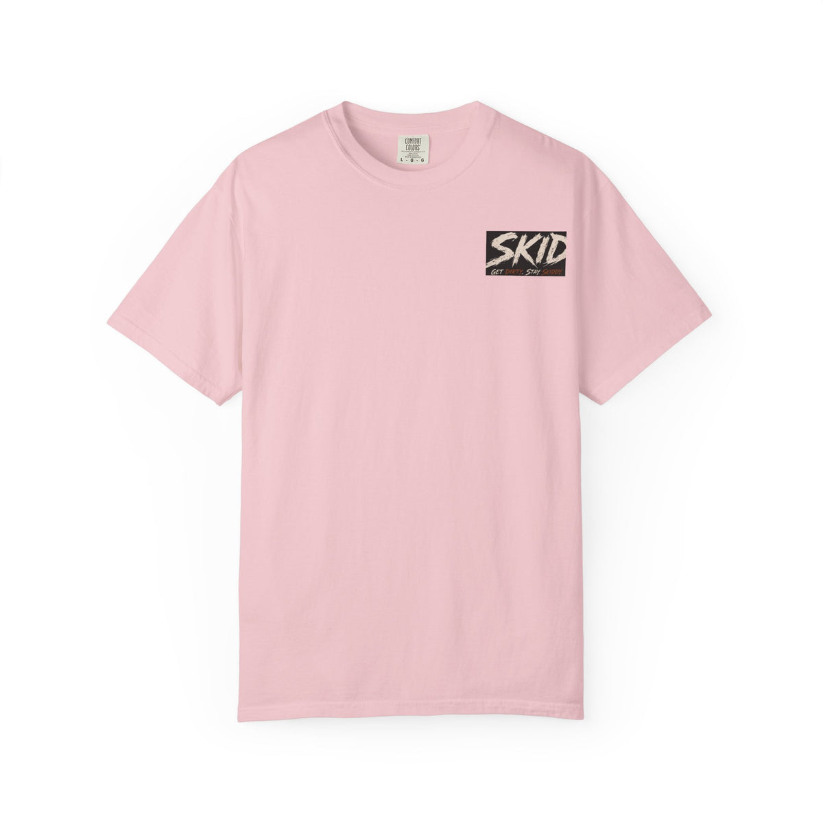 Off-Road Adventure T-Shirt — "SKID" Graphic Tee with Jeep & Forest Scene