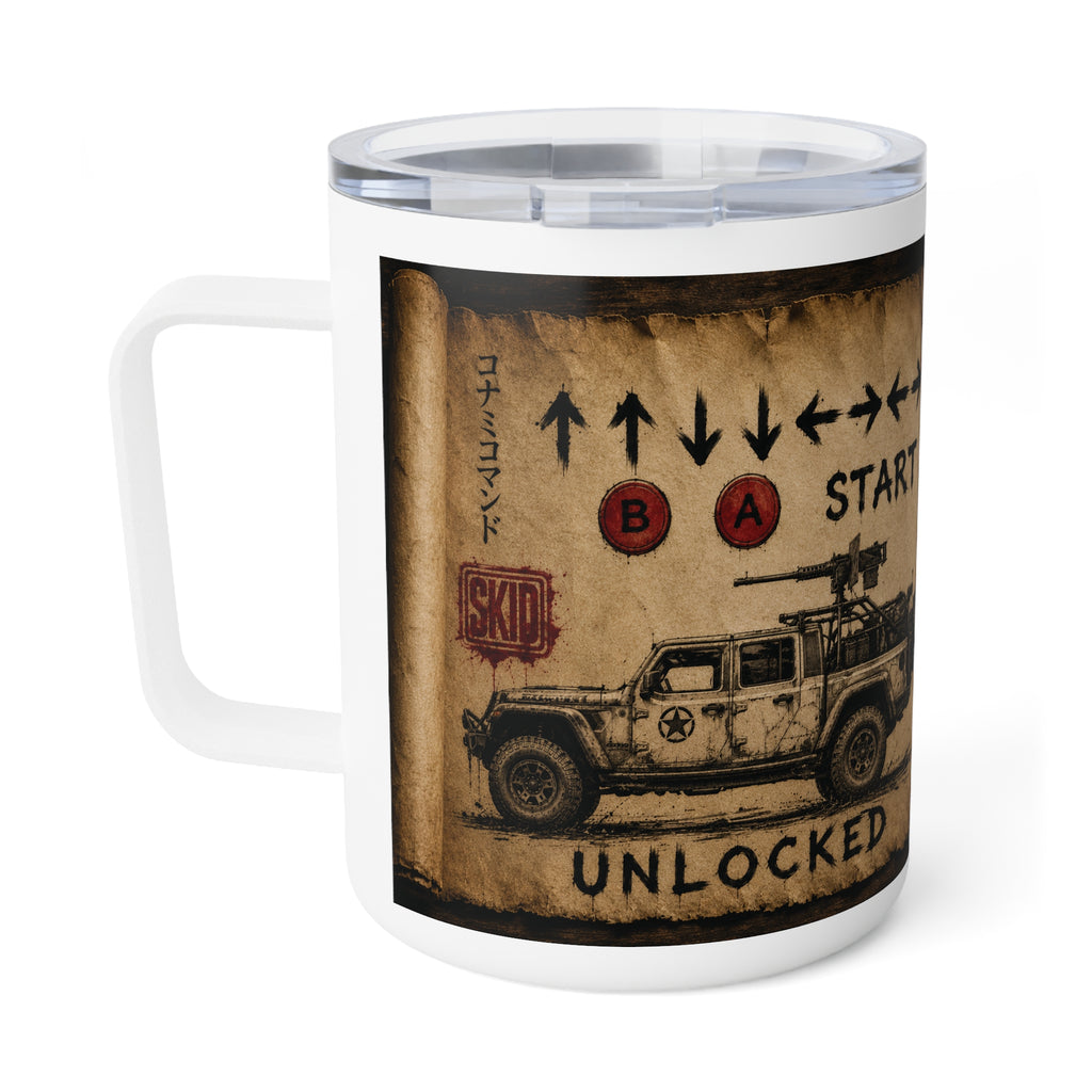 Technical Unlocked - Insulated Coffee Mug — 10oz Travel Mug, Its an old code sir, but it still checks out design