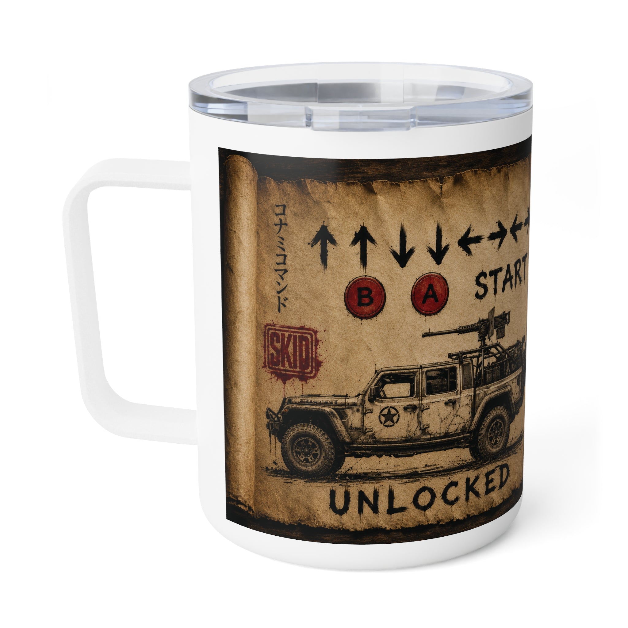 Technical Unlocked - Insulated Coffee Mug — 10oz Travel Mug, Its an old code sir, but it still checks out design