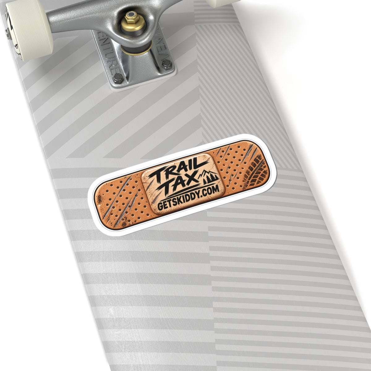 Trail Tax Bandage Sticker — 'Trail Tax' Getskiddy.com Off-Road Vinyl Kiss-Cut