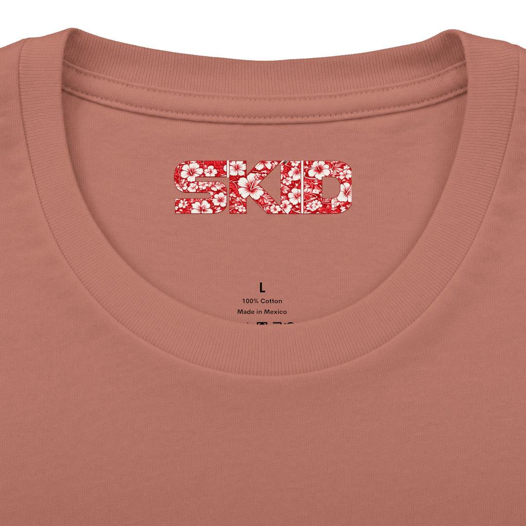 Floral Jeep Graphic Tee - Red Hawaiian Cruiser T-Shirt