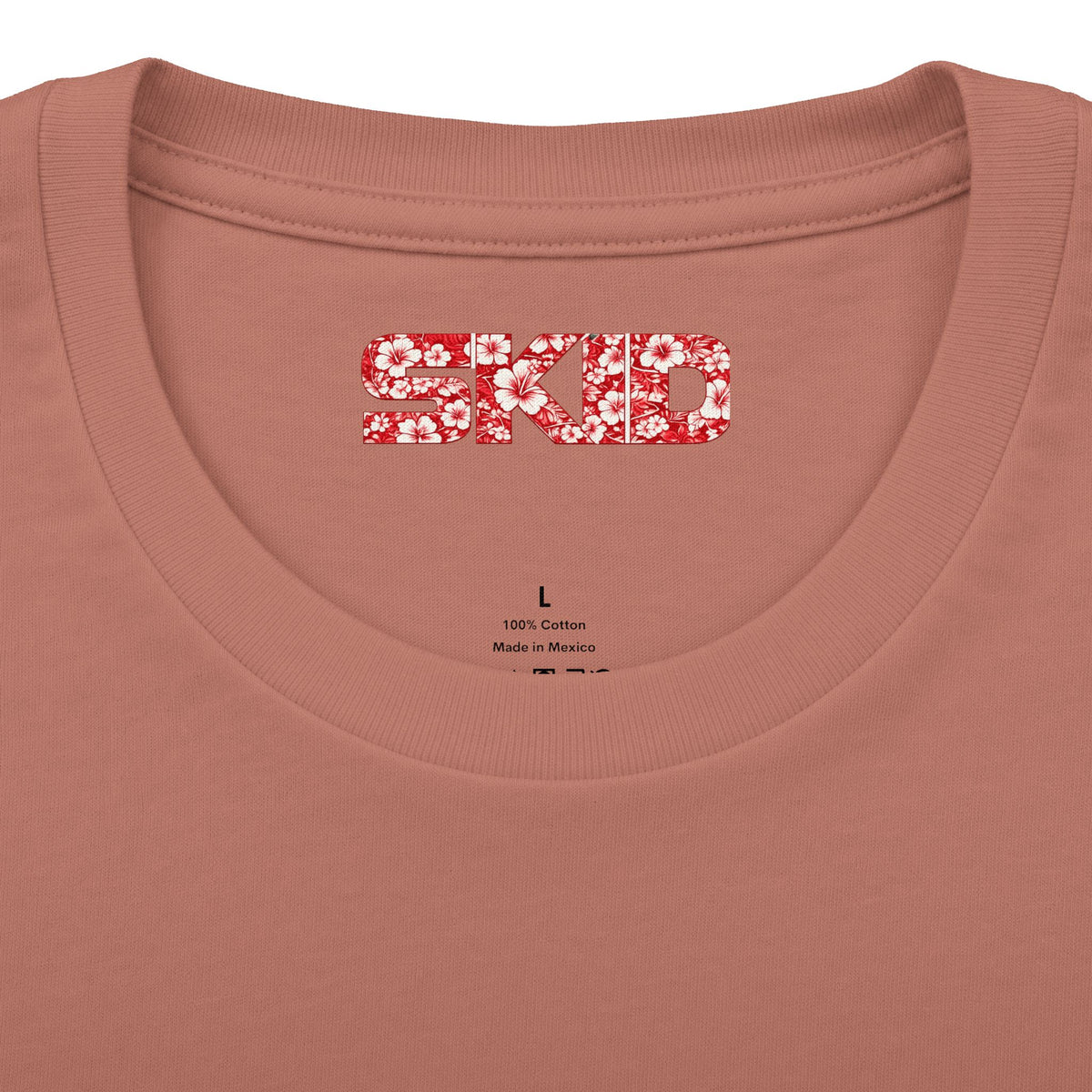 Floral Jeep Graphic Tee - Red Hawaiian Cruiser T-Shirt