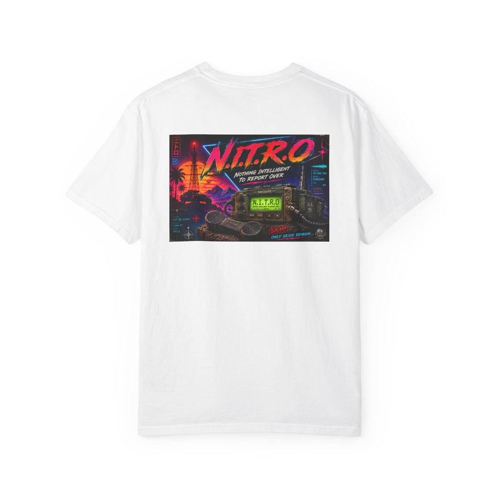 Retro N.I.T.R.O. T-Shirt — Neon Skid Graphic Tee