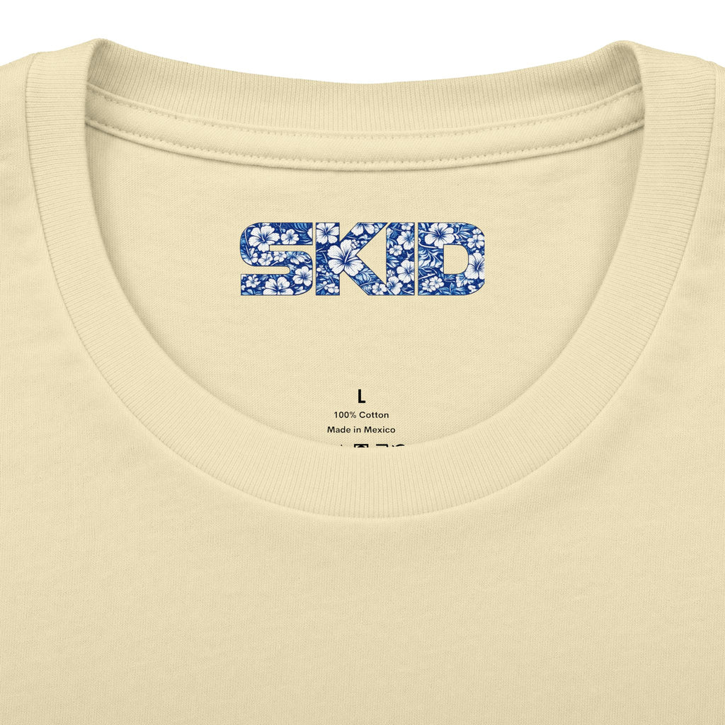 Floral Jeep Graphic Tee – Blue Flower Off-Road Truck T-Shirt