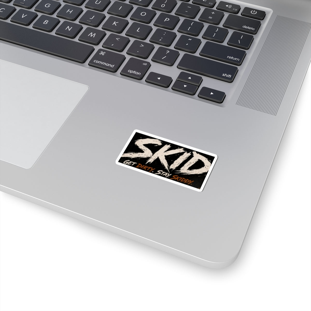 Skid Kiss-Cut Sticker — "Get Dirty. Stay Skiddy."