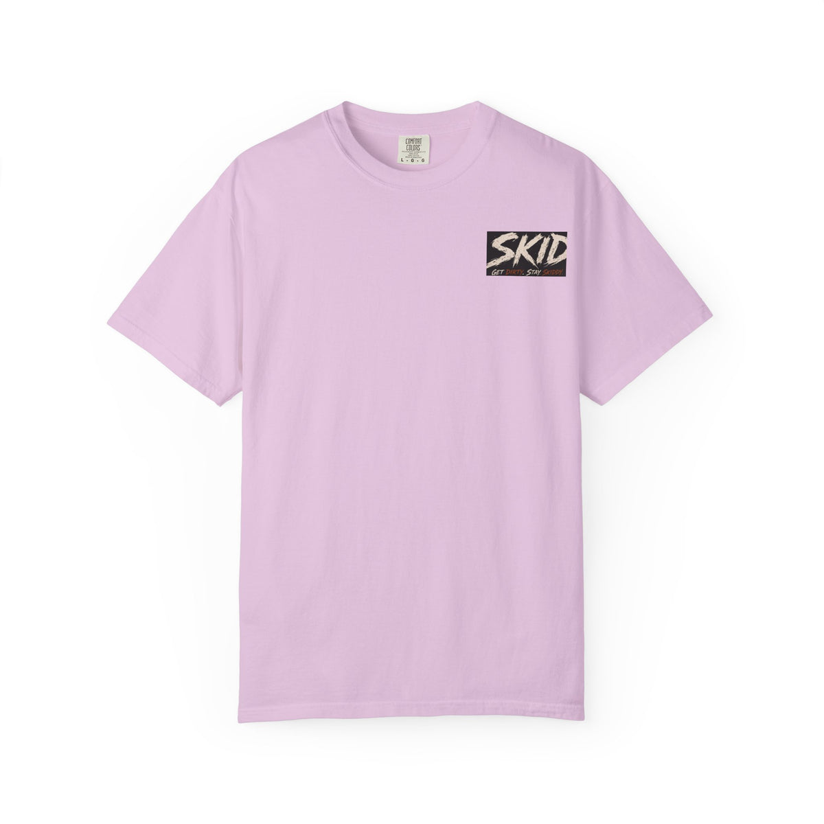 Off-Road Adventure T-Shirt — "SKID" Graphic Tee with Jeep & Forest Scene