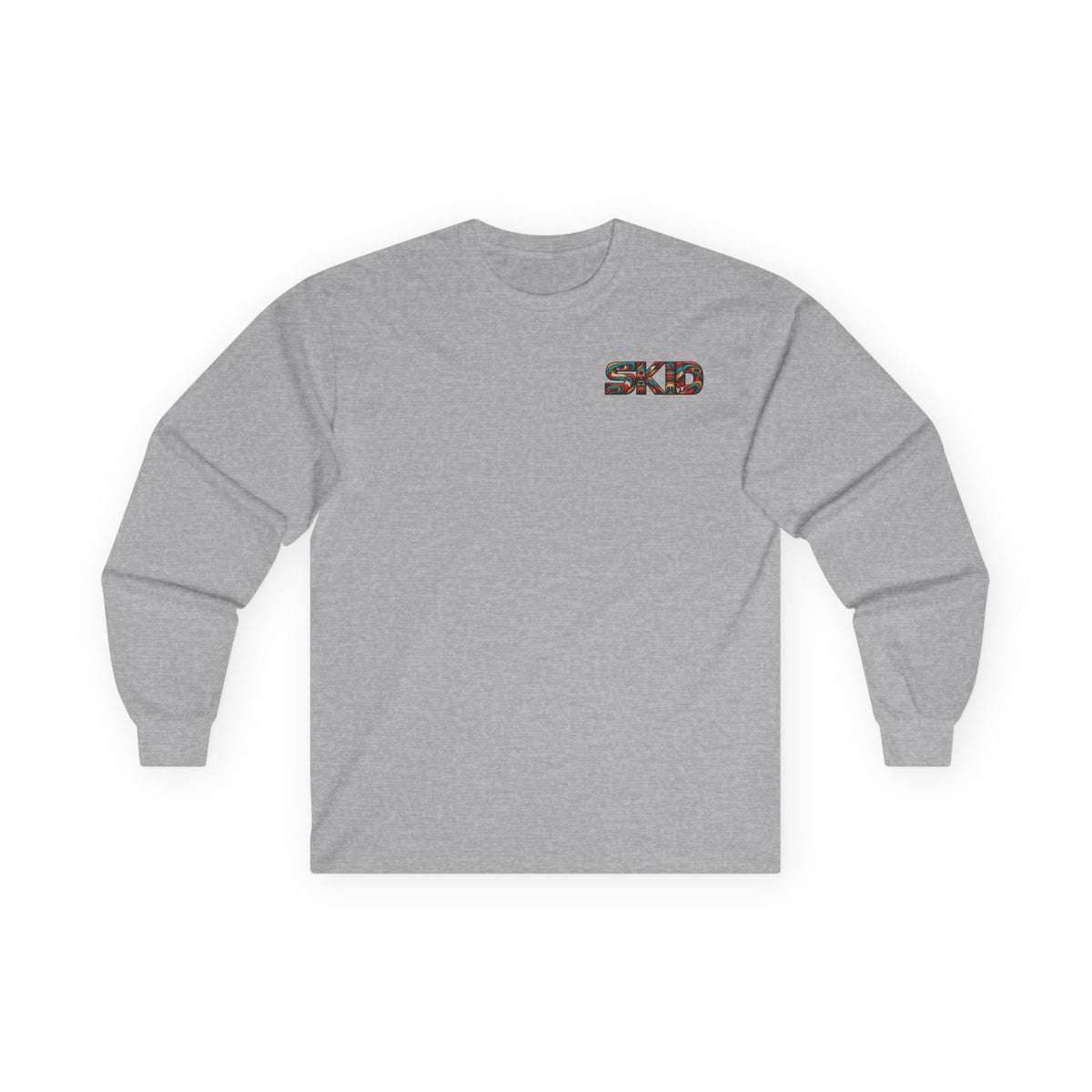 Long Sleeve Tee — Colorful "JEEP LINEAGE TOTEM" Graphic ("SKD")