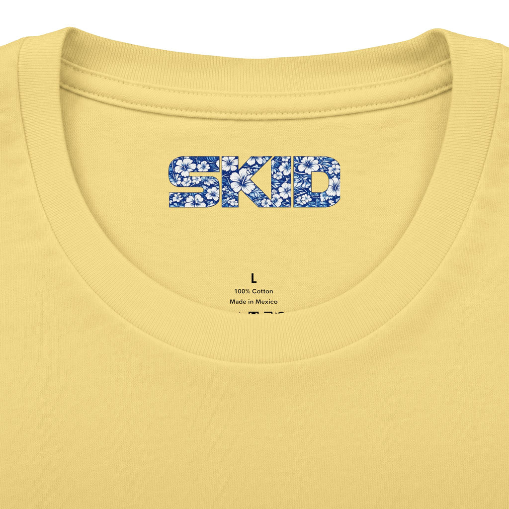 Floral Jeep Graphic Tee – Blue Flower Off-Road Truck T-Shirt