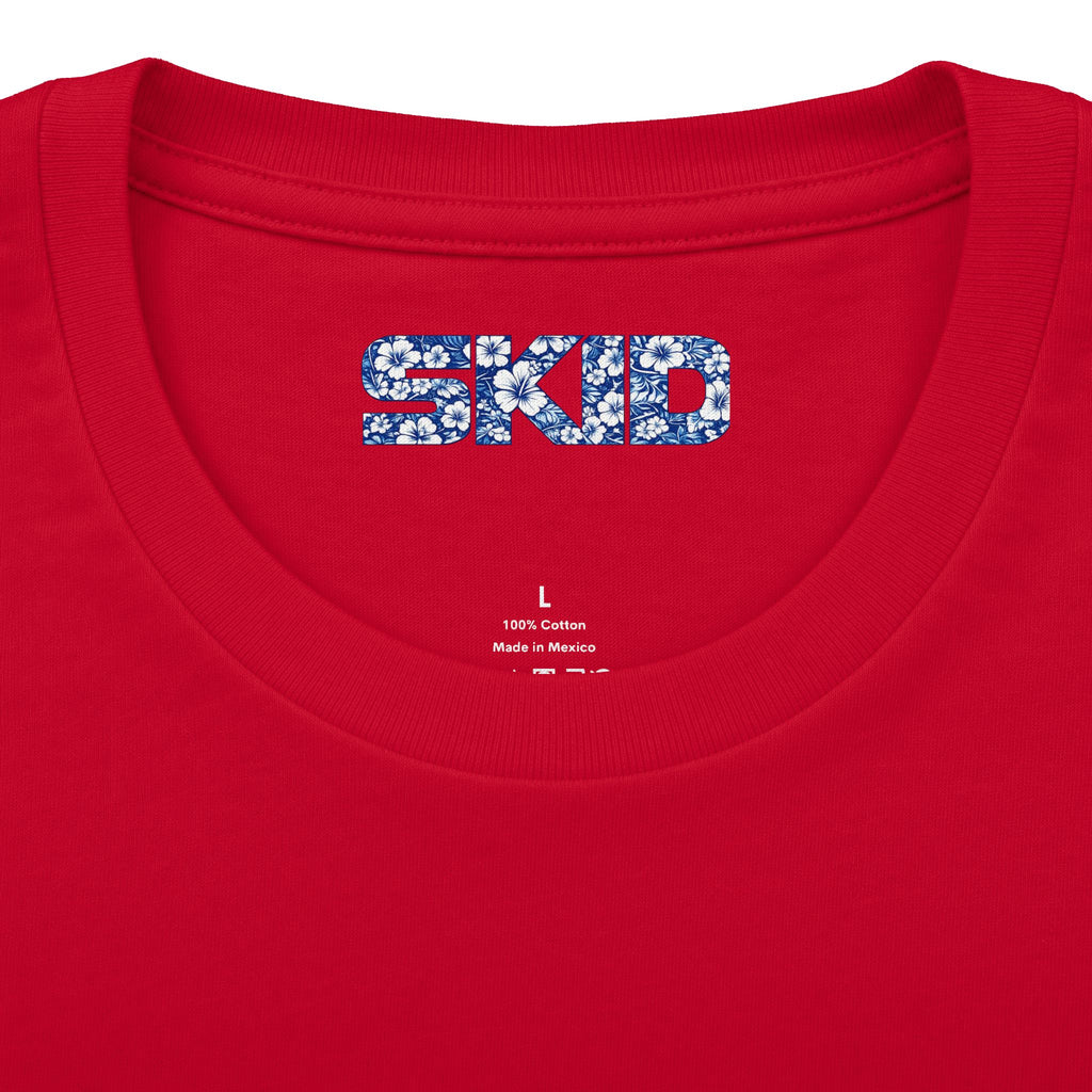 Floral Jeep Graphic Tee – Blue Flower Off-Road Truck T-Shirt