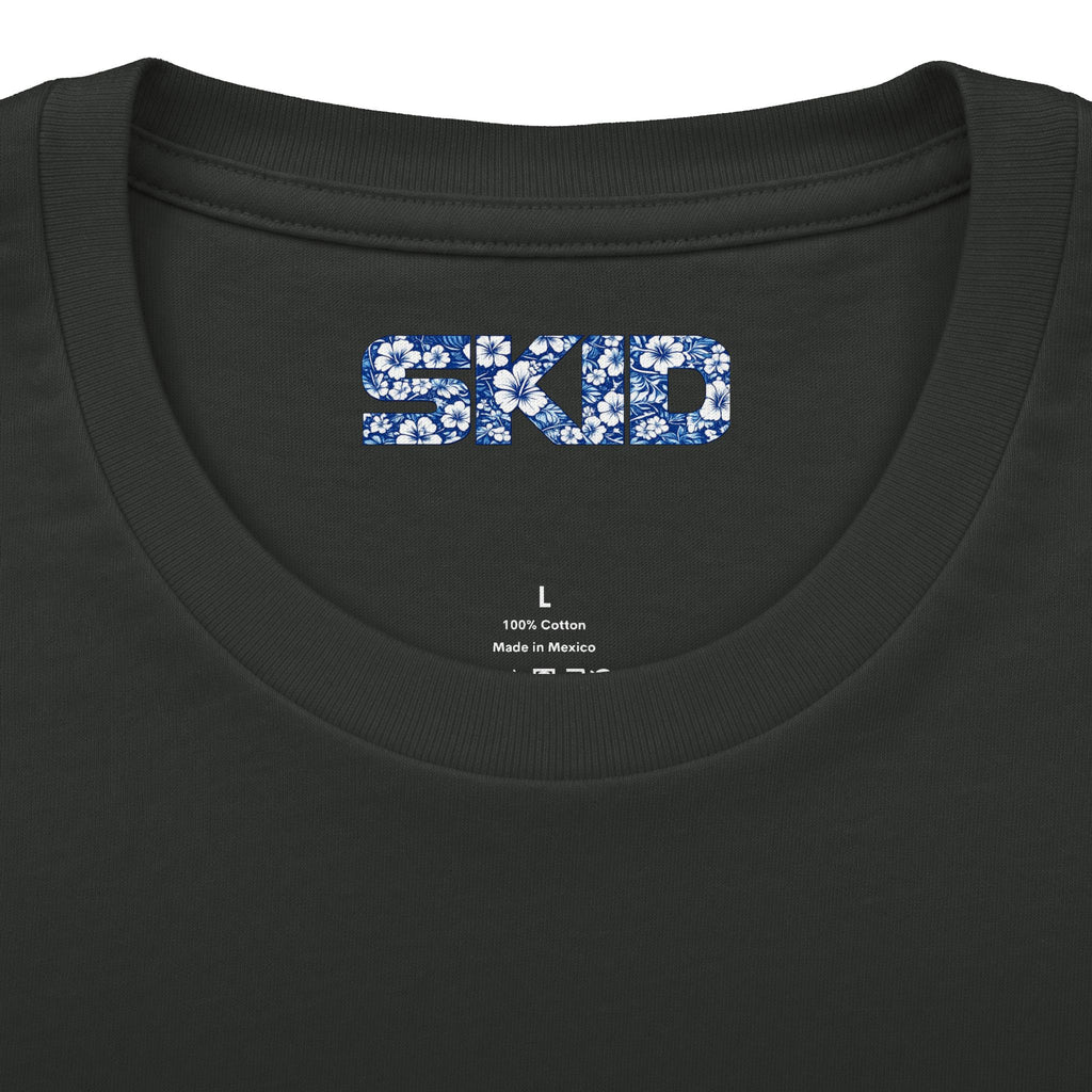 Floral Jeep Graphic Tee – Blue Flower Off-Road Truck T-Shirt