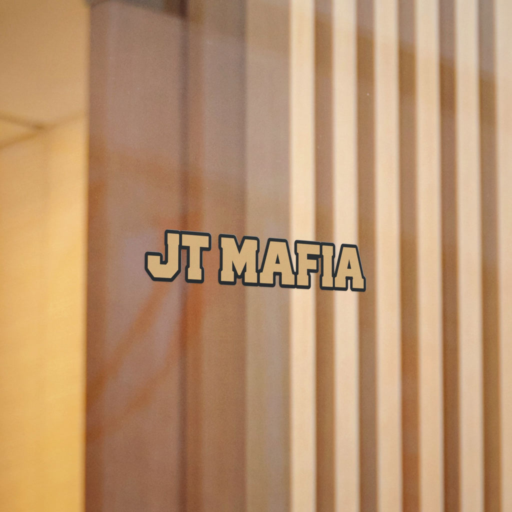 JT Mafia Gold Logo Sticker