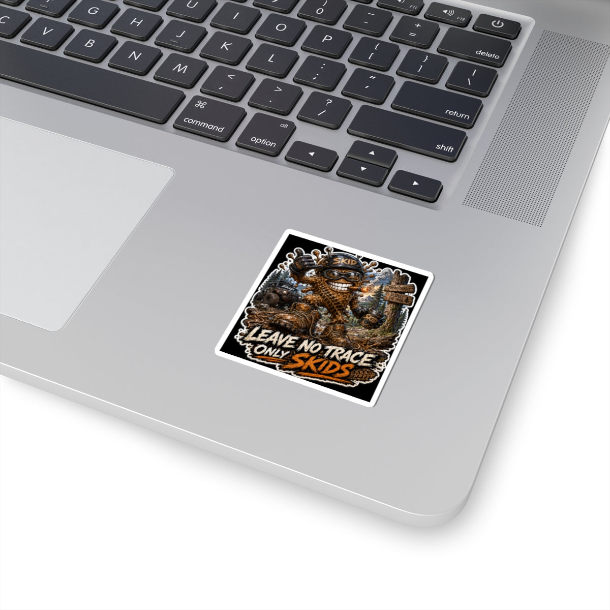 Leave No Trace Only Skids Sticker — Off-Road Adventure Kiss-Cut Decal