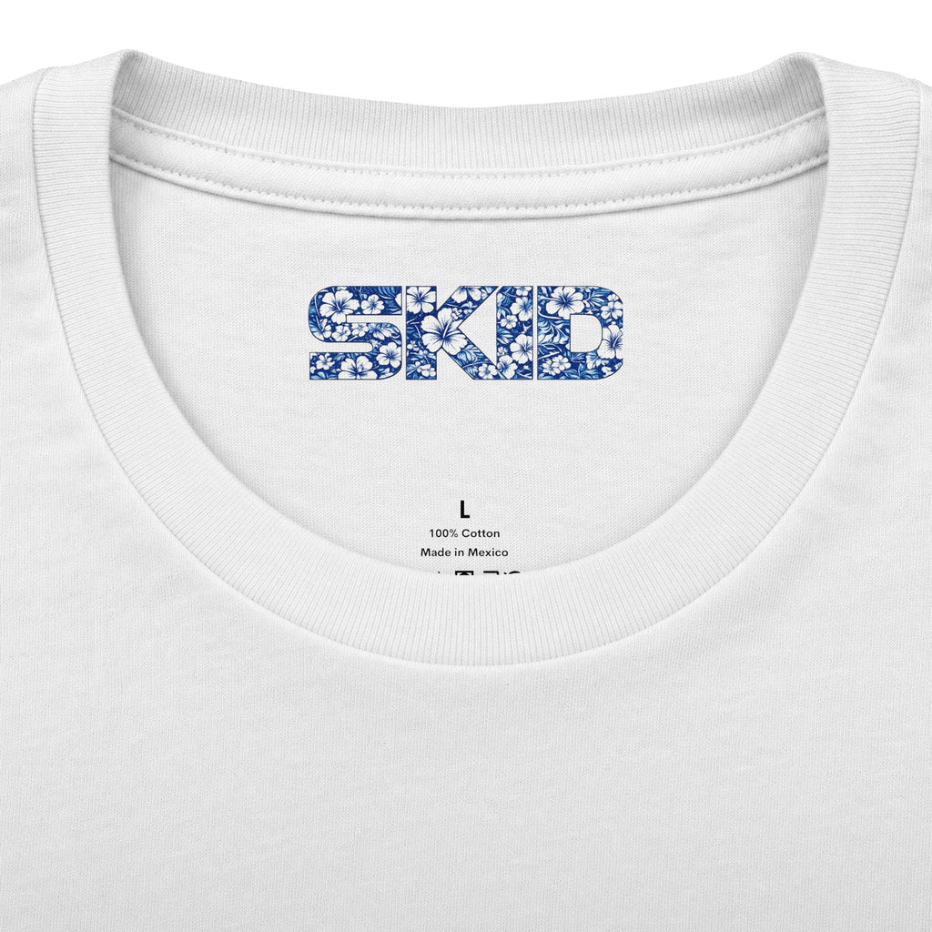 Floral Jeep Graphic Tee – Blue Flower Off-Road Truck T-Shirt
