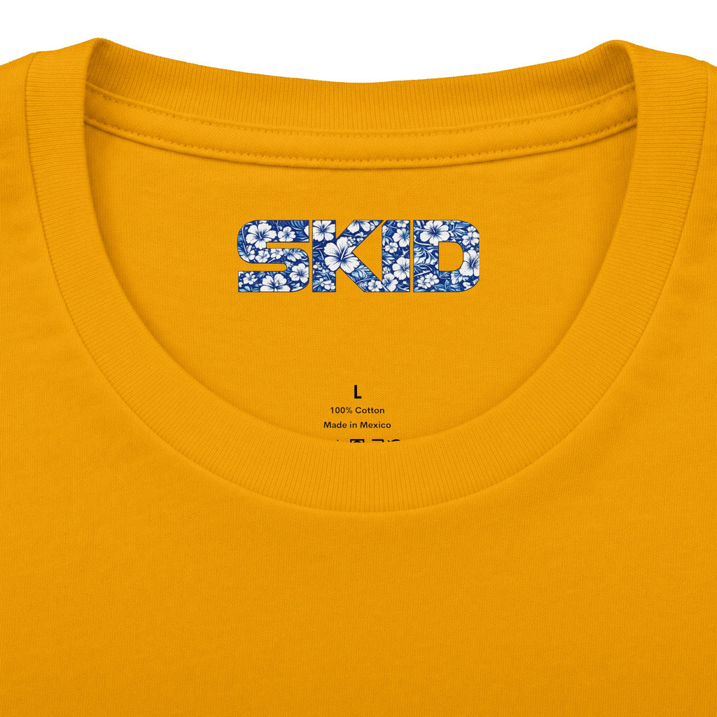 Floral Jeep Graphic Tee – Blue Flower Off-Road Truck T-Shirt