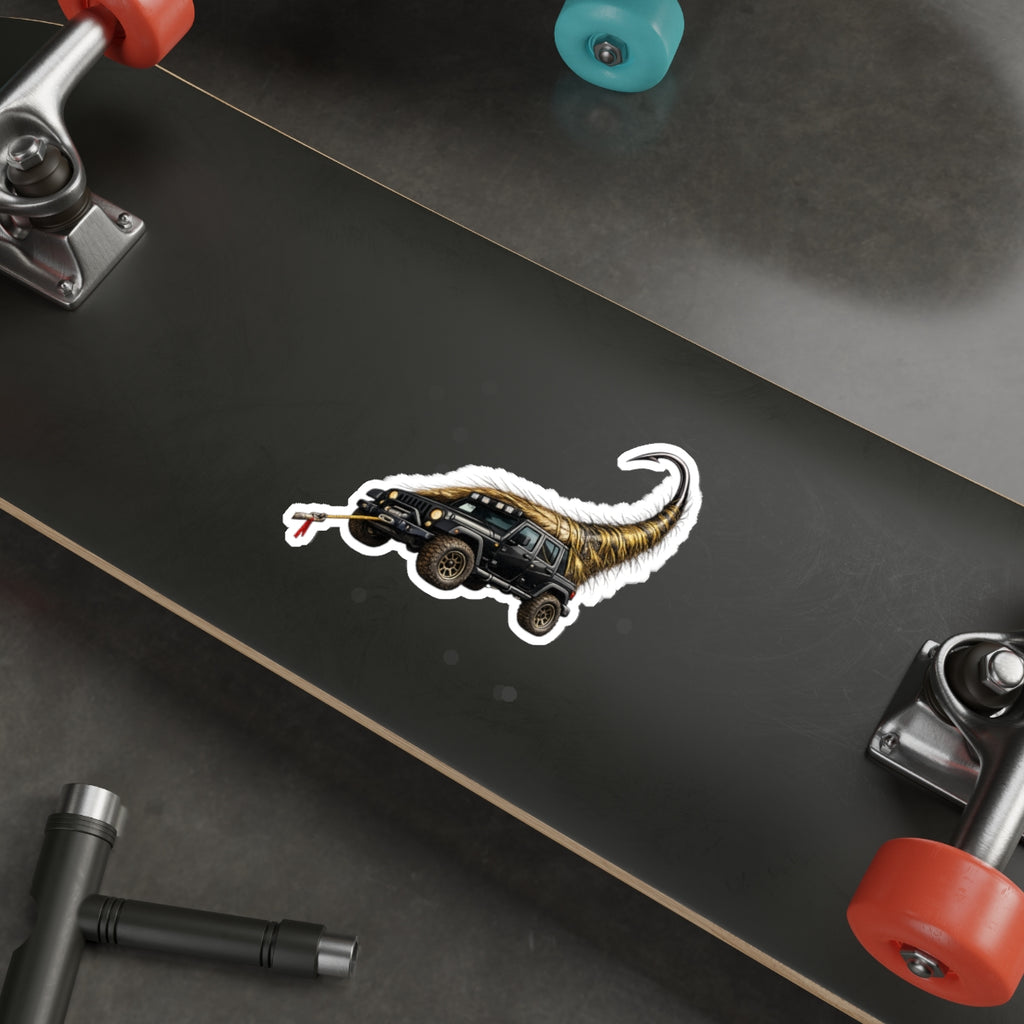 Jeep Wrapping Horn Die-Cut Sticker — Offroad 4x4 Adventure Decal