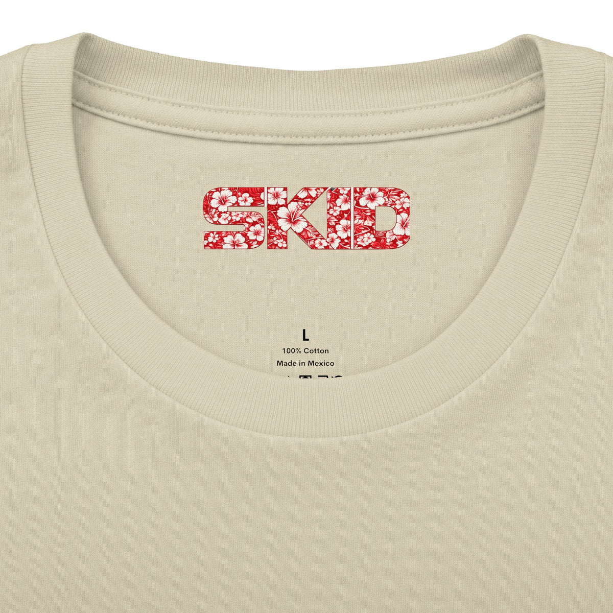 Floral Jeep Graphic Tee - Red Hawaiian Cruiser T-Shirt