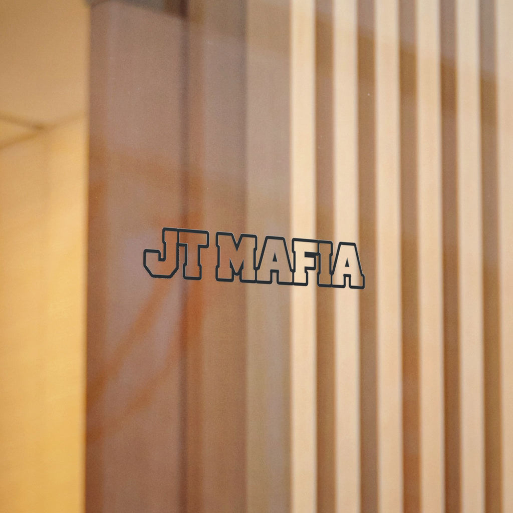 JT MAFIA Clear/Black Border -Transfer sticker
