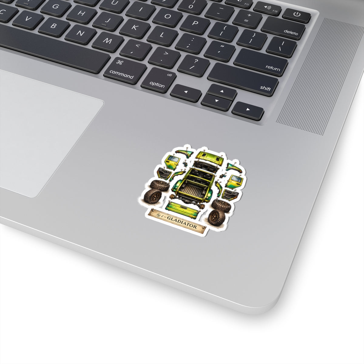 Gladiator Dissect Green Kiss-Cut Sticker