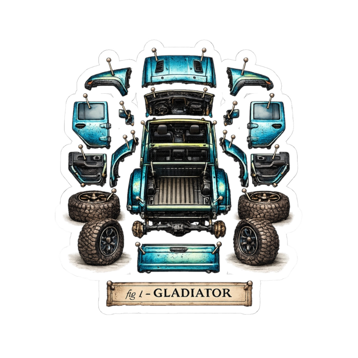 Gladiator Dissect Blue