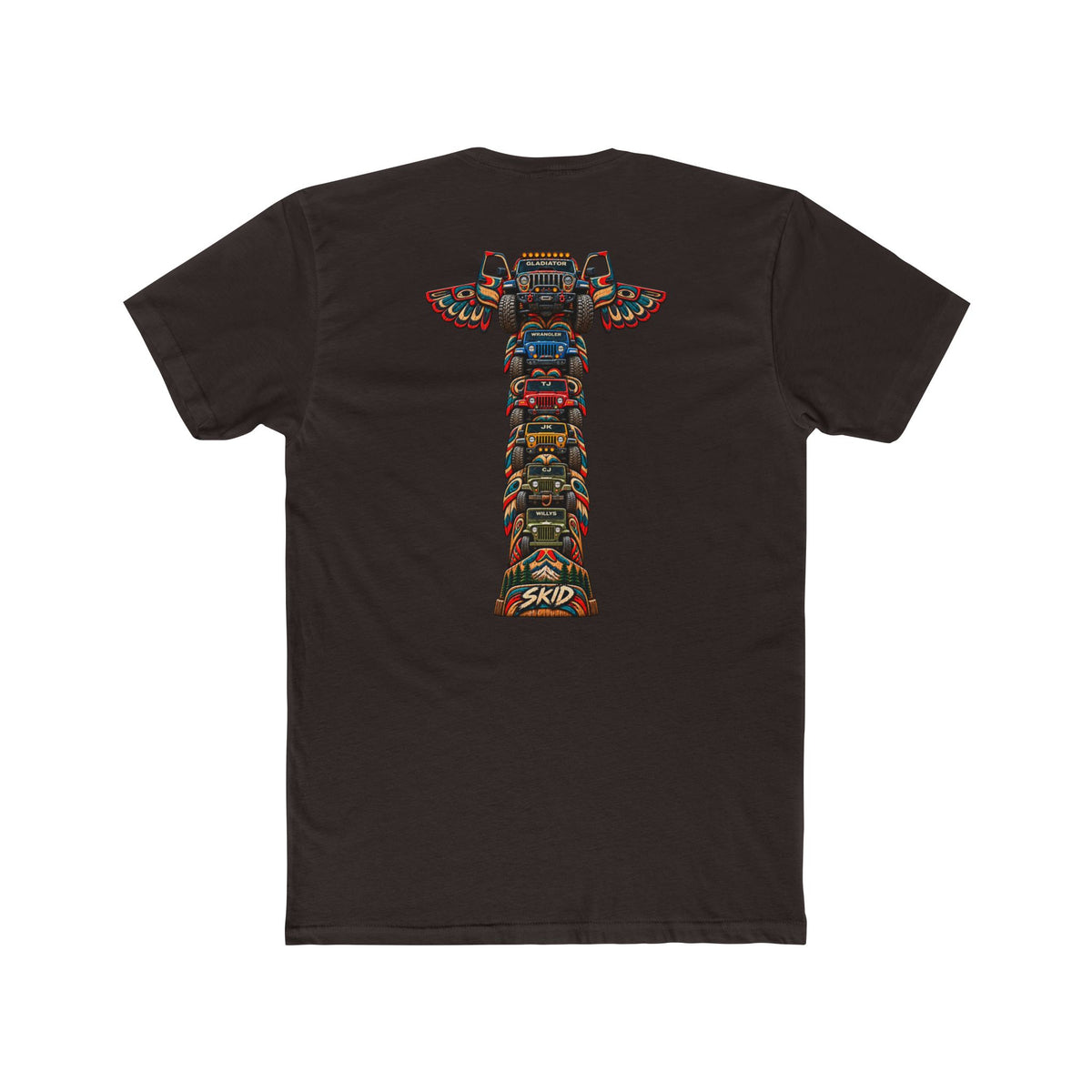 "JEEP Lineage TOTEM" – SKID, Pacific Northwest Inspired Graphic Crew Shirt