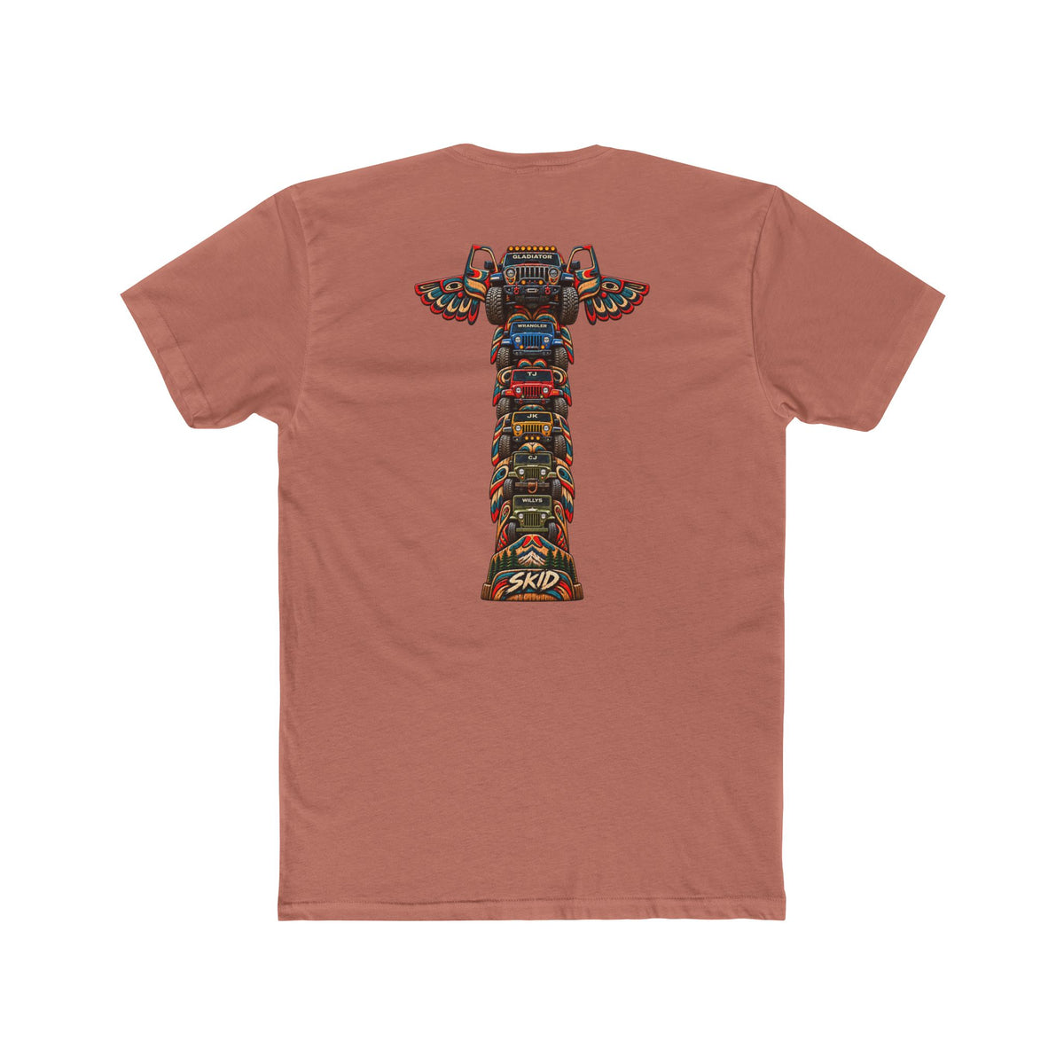 "JEEP Lineage TOTEM" – SKID, Pacific Northwest Inspired Graphic Crew Shirt