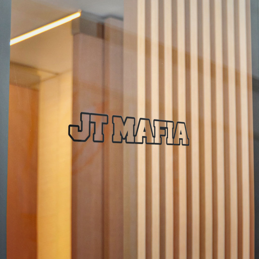 JT MAFIA Clear/Black Border -Transfer sticker