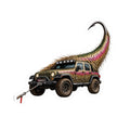 Jeep & Trout "PRETTY FLY" Sticker — Offroad Fishing Kiss-Cut Decal