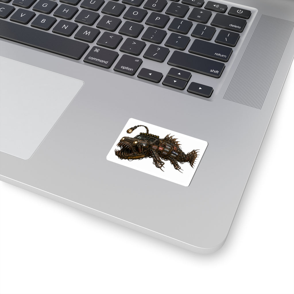Anglerfish Jeep Sticker — From the Depths- Kiss-Cut Sticker