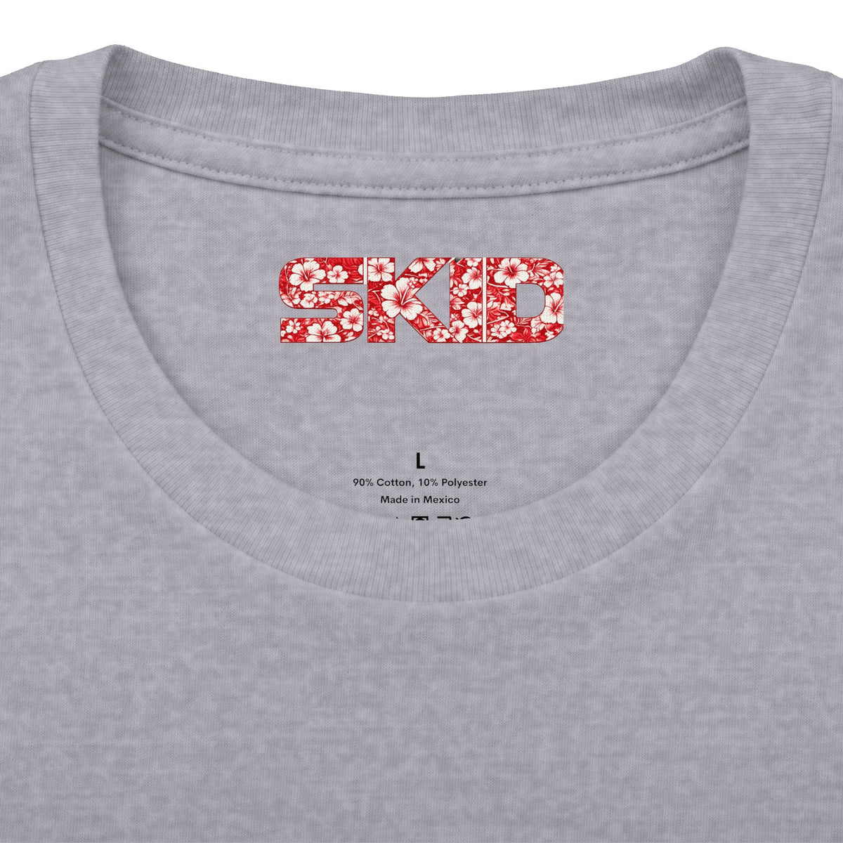 Floral Jeep Graphic Tee - Red Hawaiian Cruiser T-Shirt