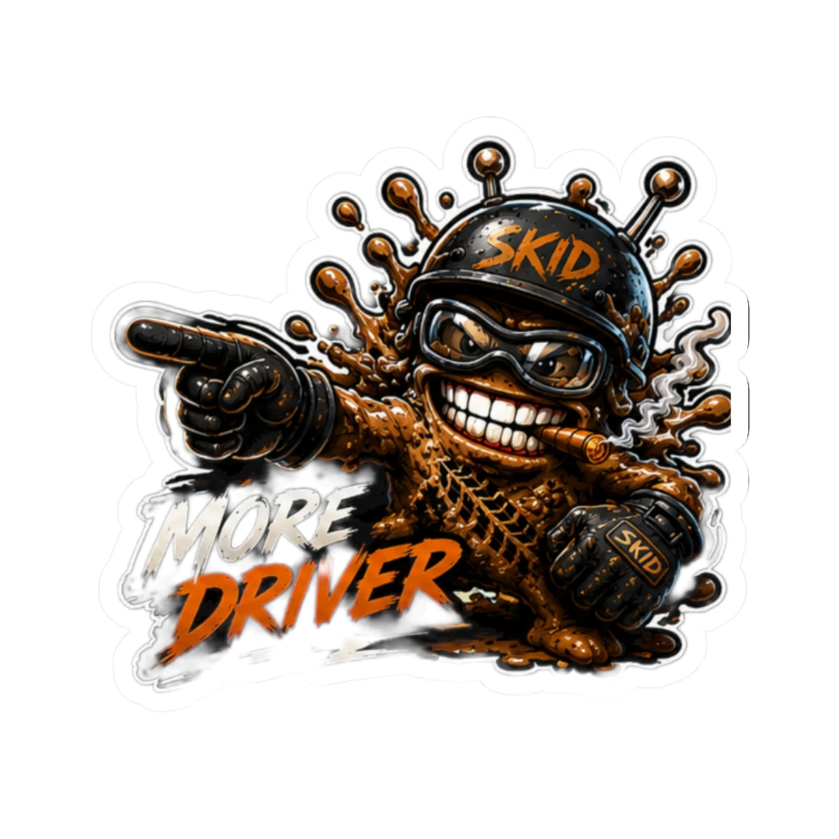 More Driver SKID - Kiss Cut Sticker