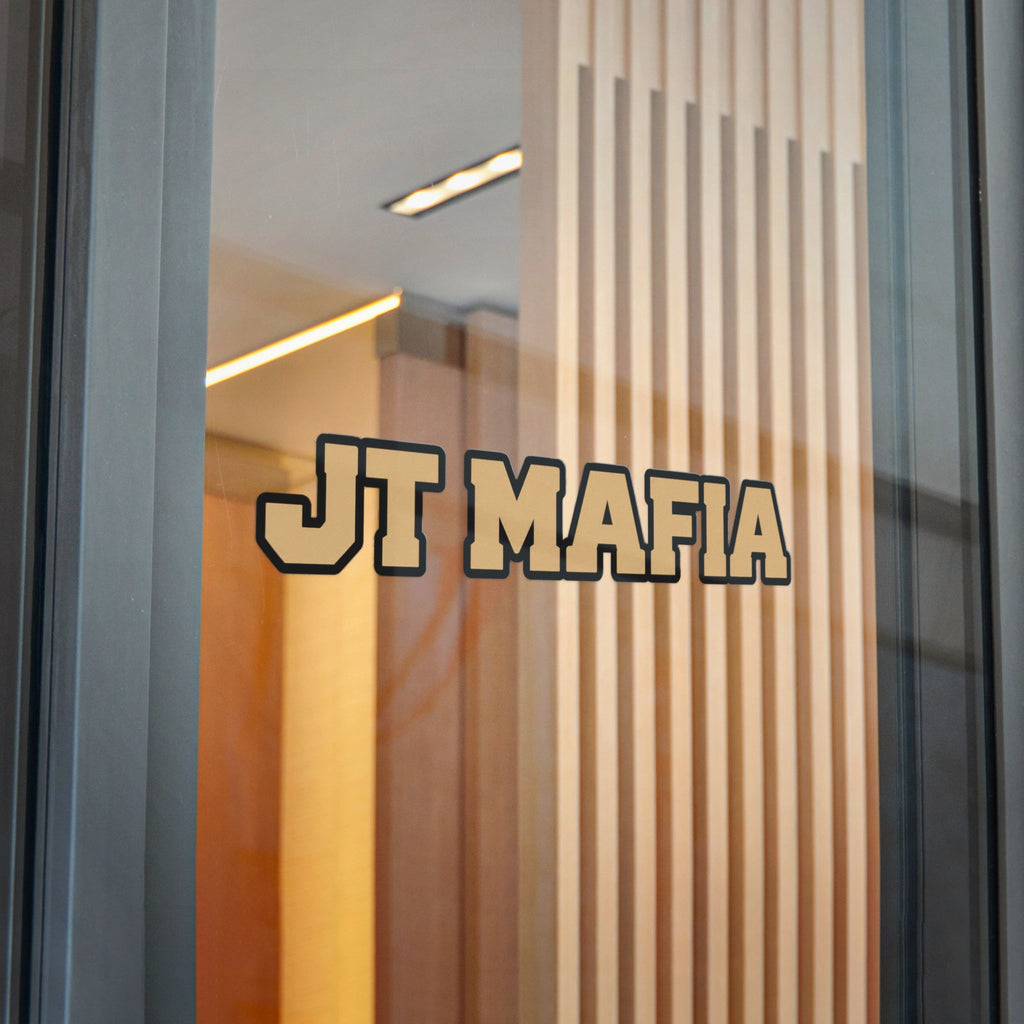 JT Mafia Gold Logo Sticker