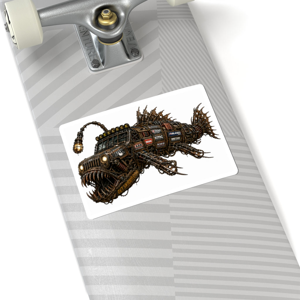 Anglerfish Jeep Sticker — From the Depths- Kiss-Cut Sticker