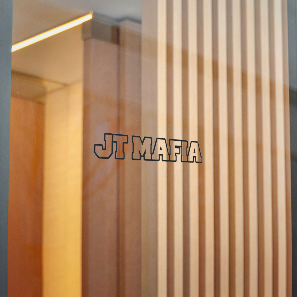 JT MAFIA Clear/Black Border -Transfer sticker