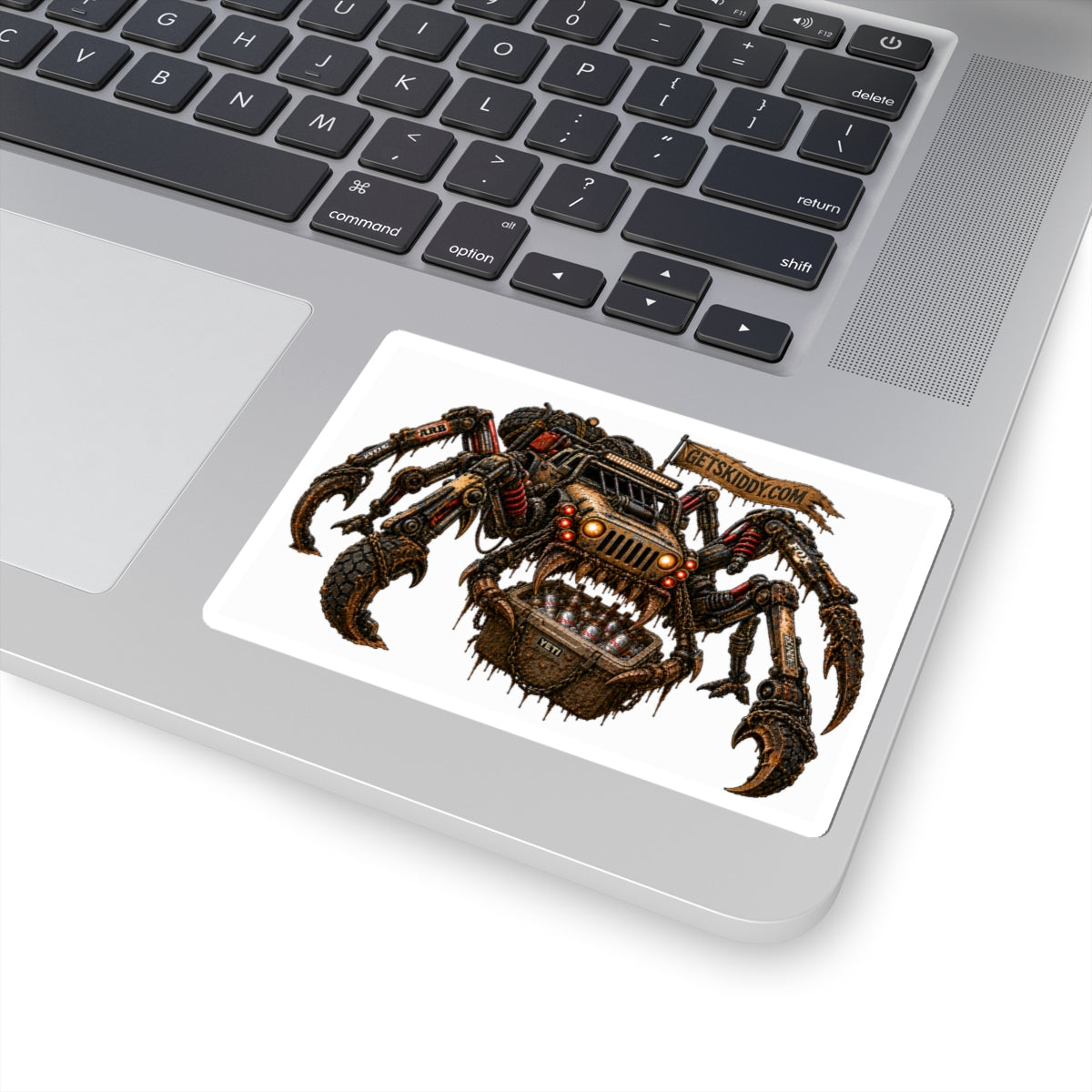 Cryptid Spider GET SKIDDY-Kiss-Cut Sticker