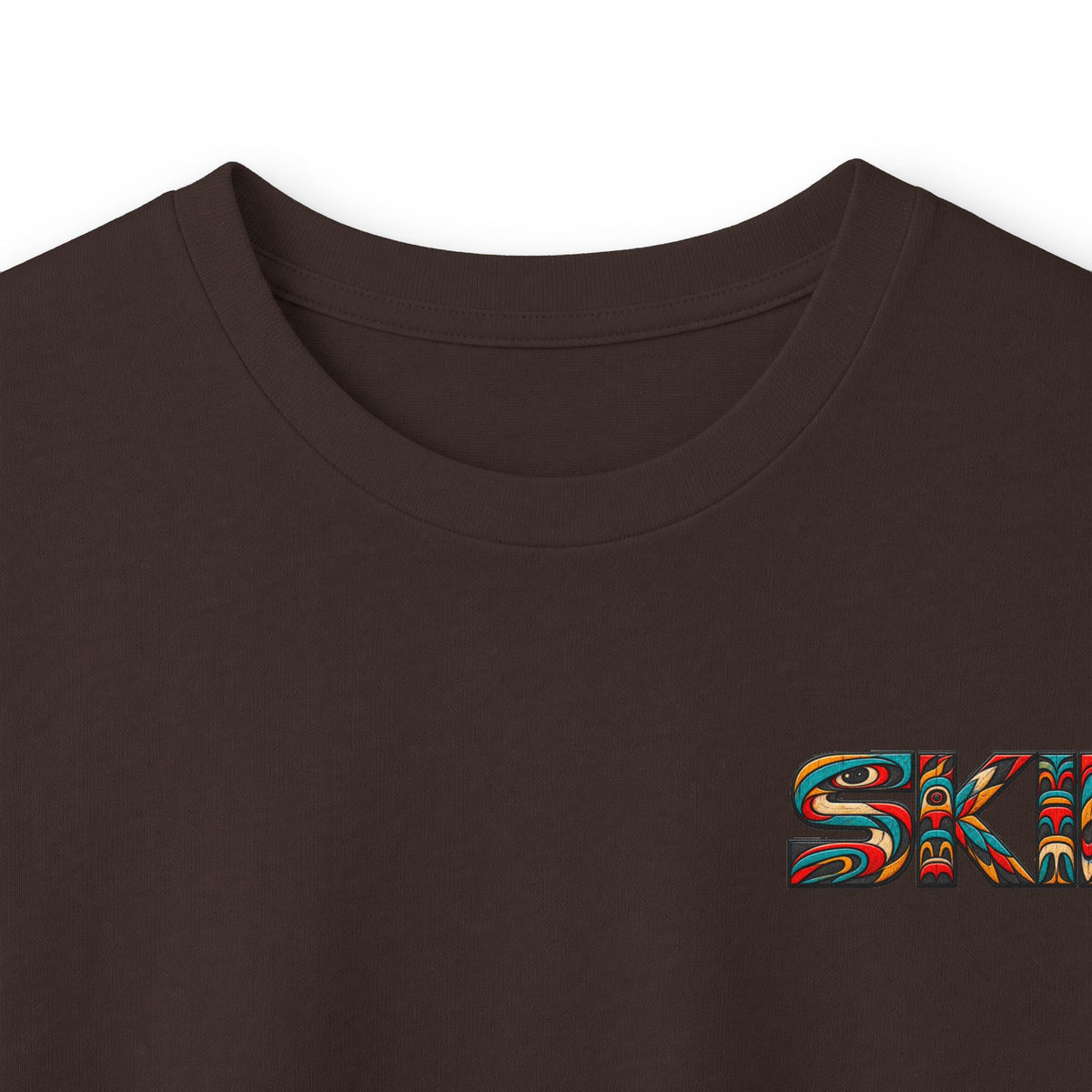 Long Sleeve Tee — Colorful "JEEP LINEAGE TOTEM" Graphic ("SKD")